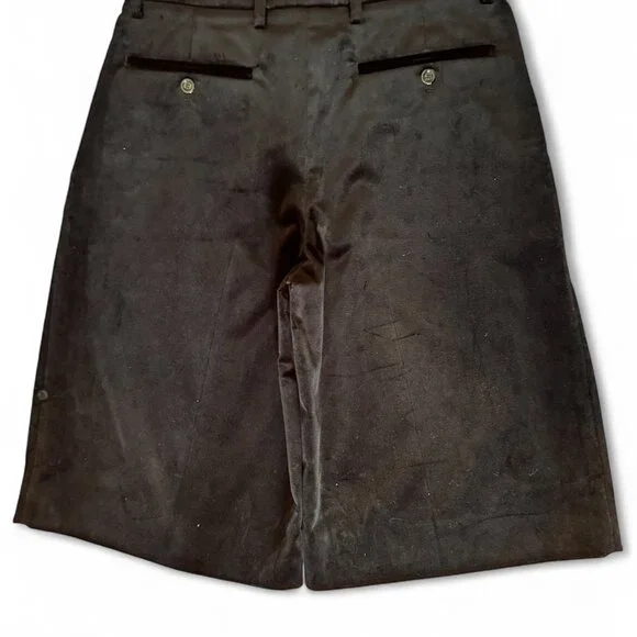 Gucci Authentic Black Velvet Shorts NWT